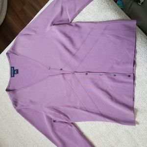 Ann Taylor, Medium top and sweatet set, purple